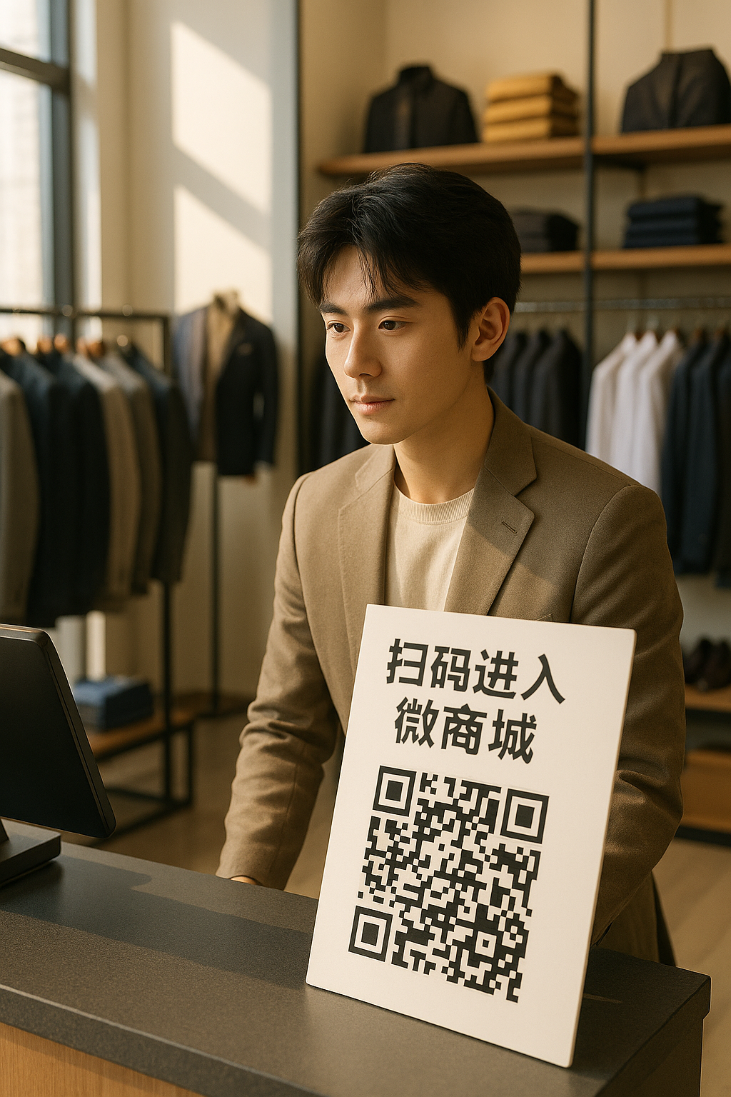 如何注册并搭建男装微商城？