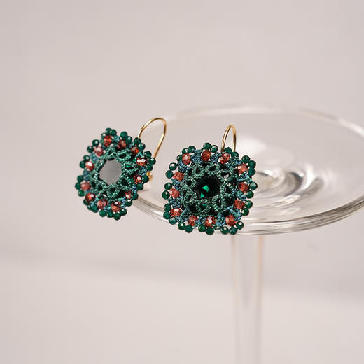 订购8周到｜Lorina Balteanu-Tatienne-翡翠 耳环［法国设计师］ 商品图0
