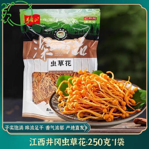 【两山优品】叶小农虫草花250g 商品图0