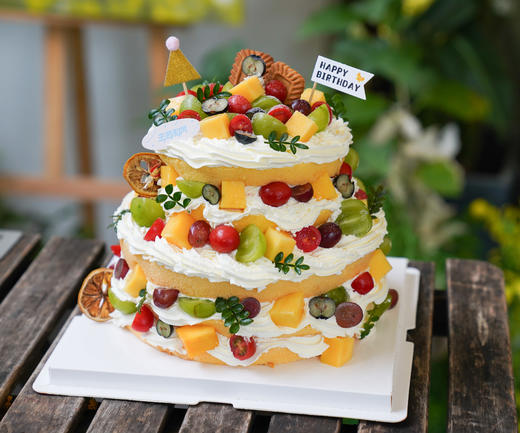 缤纷水果裸蛋糕（需提前2小时预定） 商品图1