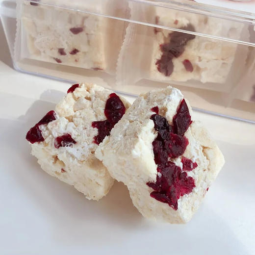 富崎乐牛轧沙琪玛原味/蔓越莓味/提子味230g 奶香四溢软糯好吃无粘牙口感更有嚼劲 052462/052298/052461 商品图2