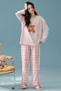 【换季出清】【抗菌新疆棉】自然醒「落日甜酒」纯棉秋季A类长袖睡衣女士可外穿家居服套装JLM 商品缩略图8