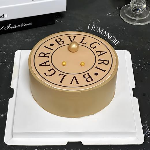 【宝格丽蛋糕】ins风高级感糯米纸男生生日蛋糕 商品图0