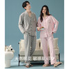 【换季出清】【抗菌新疆棉】自然醒「墨影恋人」秋季新款长袖情侣睡衣纯棉慵懒家居服套装JLM 商品缩略图5