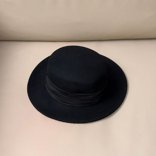 【预售7天，不退不换】良木礼羊毛平顶帽（Q2591632） 商品图1