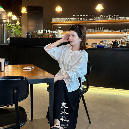 【预售7天】良木礼圆领衬衫（Q2591808） 商品图4