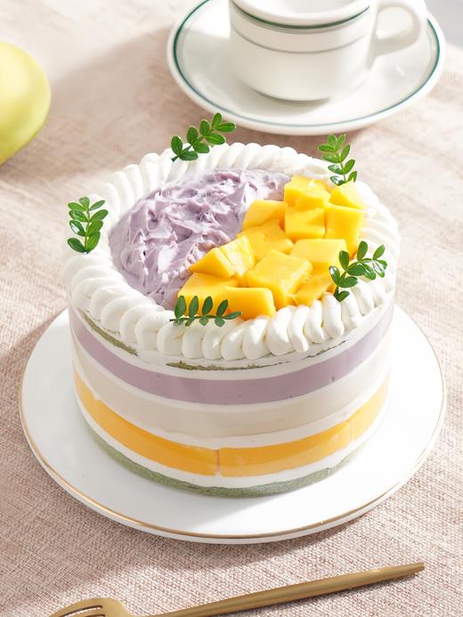 【芋泥芒芒斑斓蛋糕】叮当热卖蛋糕-鲜果奶油蛋糕 商品图0