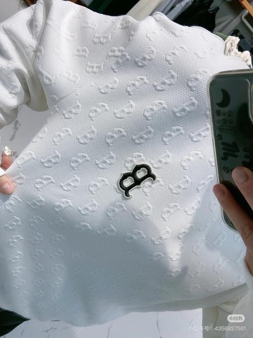 MLB新专柜热销爆款情侣暗纹立体老花时尚 潮流圆领卫衣 商品图7