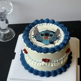 【超级史迪奇】可爱史迪仔儿童生日蛋糕