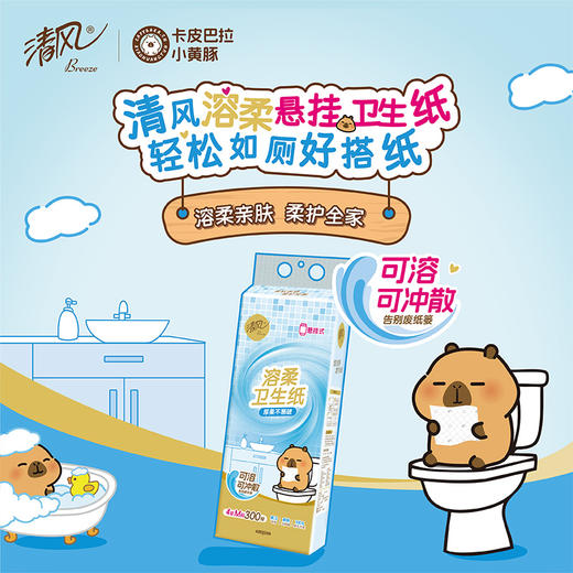 清风 抽纸卷纸组合包超值套装 到手8件（厚柔抽纸*90抽*8包+花萃抽纸*80抽*4包+溶柔卫抽*300抽+云柔无芯卷纸*70g*10卷）72小时发货 商品图1