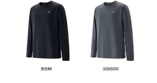 KL秋季新款男士圆领户外运动吸湿速干抗菌内搭长袖T恤 商品图1