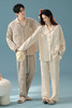 【换季出清】【透气婴儿棉】自然醒「椰椰奶泡」双层纱秋季柔软全棉情侣长袖睡衣A类简约家居服套装JLM 商品缩略图9