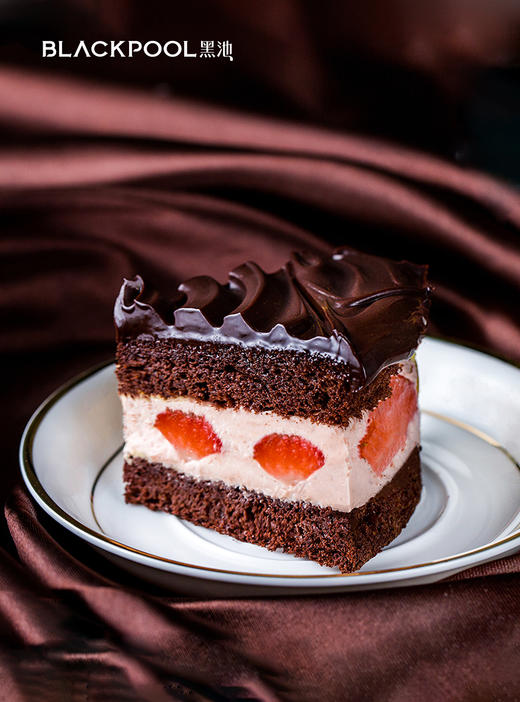 熔岩芒果草莓巧克力蛋糕 商品图3