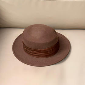 【预售7天，不退不换】良木礼羊毛平顶帽（Q2591632）