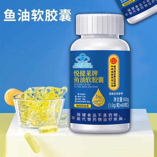  【北京同仁堂鱼油软胶囊】血管清道夫 守护身体活力 开启健康生活 商品图3
