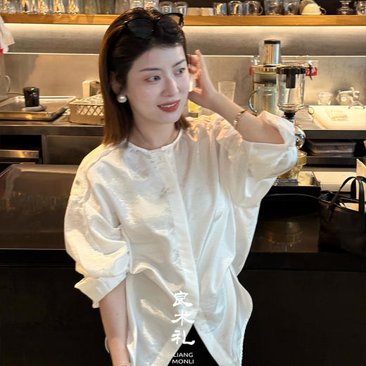 【预售7天】良木礼圆领衬衫（Q2591808） 商品图0