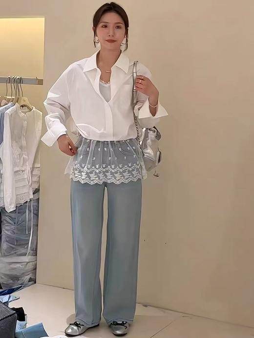418良粉节|2026 活动爆款 春季推荐2026→【自营】套装！8826 100%棉精致两件套上衣-喜出 商品图2