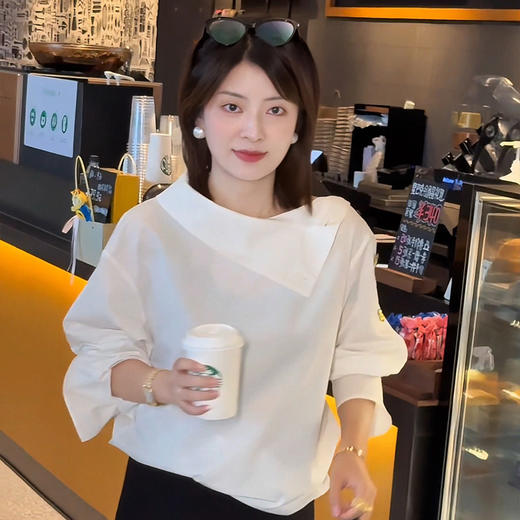 【预售7天】良木礼不规则衬衫（Q2584251） 商品图2