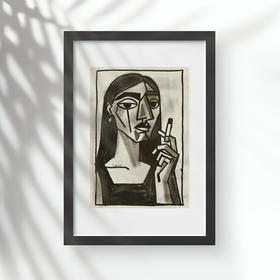 Yuki 作品《抽烟的女人》