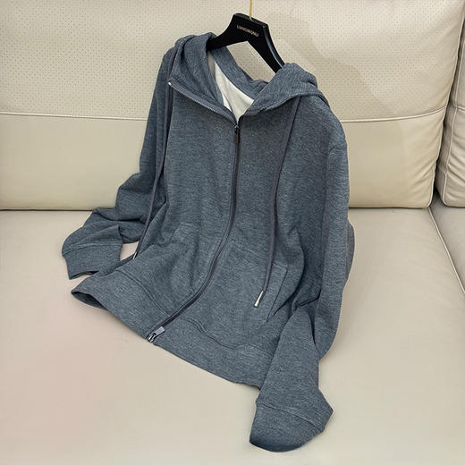 【预售7天】良木礼休闲连帽开衫（Q2591405） 商品图0