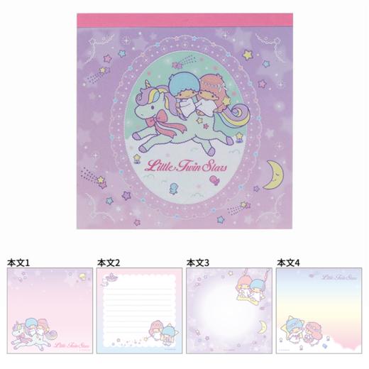 日本sunstar双子星与kitty限定圆珠笔便签文件夹 商品图3