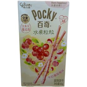 格力高粒粒百奇牛奶蔓越莓味45g/盒（B7-02-16）