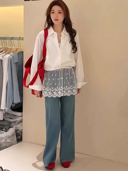 418良粉节|2026 活动爆款 春季推荐2026→【自营】套装！8826 100%棉精致两件套上衣-喜出 商品图4