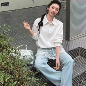 418良粉节|2026 活动爆款 春季推荐2026→【自营】套装！8826 100%棉精致两件套上衣-喜出