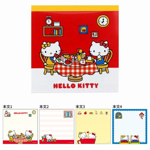 日本sunstar双子星与kitty限定圆珠笔便签文件夹 商品图1