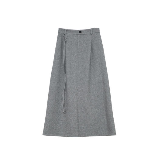 VIMAGE纬漫纪A版配本布腰绳秋冬新款包容性强半裙V2406109 商品图5