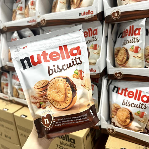 nutella费列罗爱心饼干袋装304克 商品图0