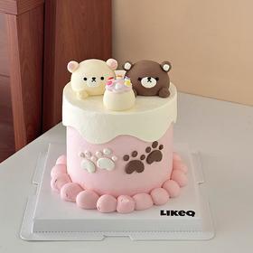 【比比熊2】叮当CAKE爆款生日蛋糕-鲜果奶油蛋糕