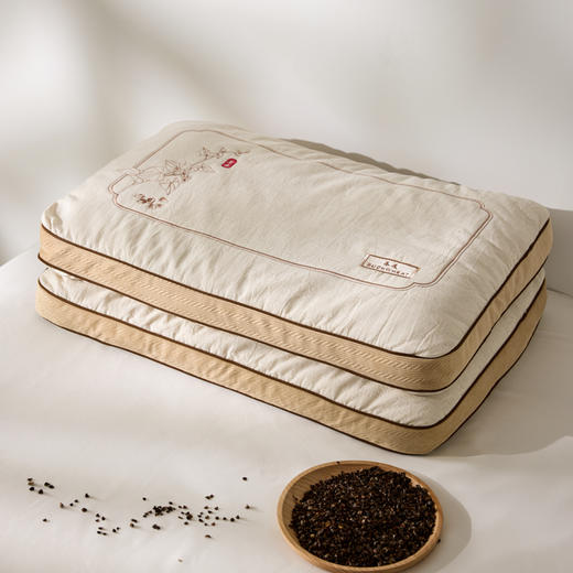 自然醒禾绣立体棉麻荞麦枕XK 商品图7