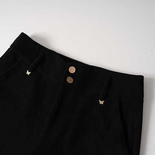 EITIE爱特爱高腰H型通勤时尚气质长裤8405107 商品图13