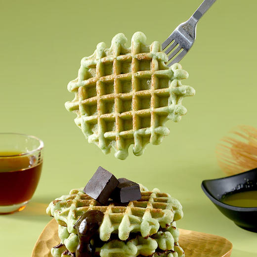 丹夫熔岩抹茶巧克力华夫饼268g 商品图5