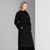 EITIE爱特爱左衽大号单扣设计配上本布细绳腰带保暖大方羊毛羊绒大衣8414110 商品缩略图8