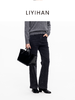 LIYIHAN 2025年秋冬新款职场通勤直筒牛仔裤女复古裤子小众设计感 商品缩略图3
