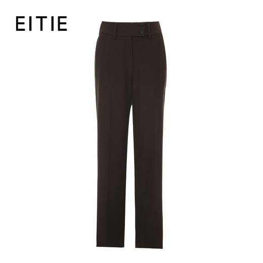 EITIE爱特爱高腰直筒通勤显瘦裤子8305012 商品图4