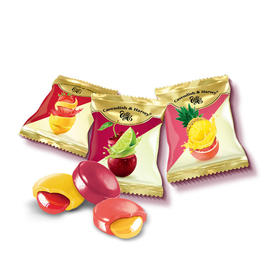 嘉云果味夹心硬糖50g