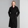 EITIE爱特爱纯羊毛加羊绒双面呢极具保暖性和品质感简洁收腰版型外套大衣8414104 商品缩略图4