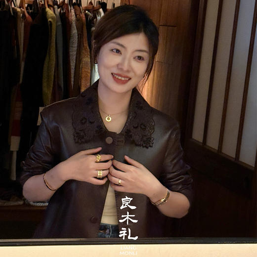 良木礼花边绵羊皮衣（Q2582119） 商品图4