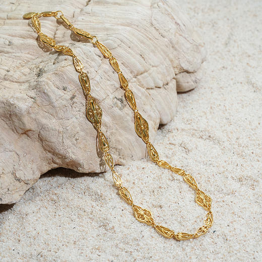 北京仓｜Bohemian Rhapsodie-Simone Long-镀金 镂空 项链［法国设计师］ 商品图11