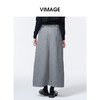 VIMAGE纬漫纪A版配本布腰绳秋冬新款包容性强半裙V2406109 商品缩略图4