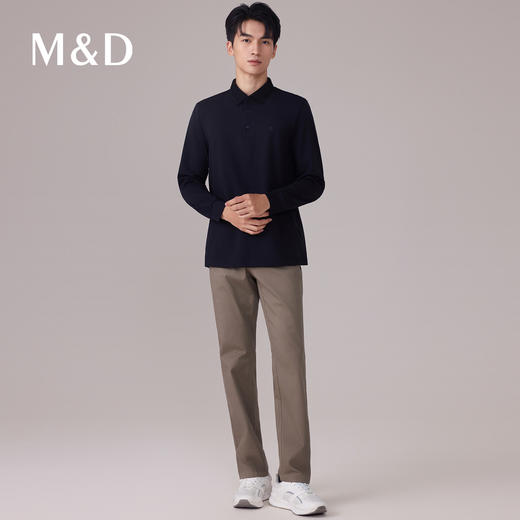 【名盾】长袖Polo衫MYCB11757B 商品图1