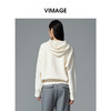 VIMAGE纬漫纪纯色简约大气秋冬新品保暖卫衣针织衫V2401112 商品缩略图4