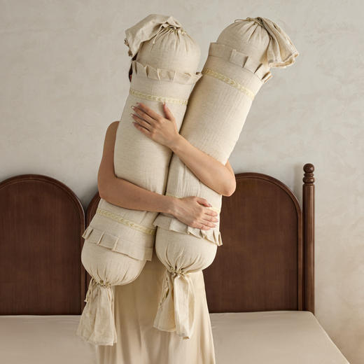 自然醒亚麻糖果长抱枕XK 商品图0