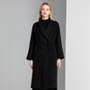 EITIE爱特爱左衽大号单扣设计配上本布细绳腰带保暖大方羊毛羊绒大衣8414110 商品缩略图9