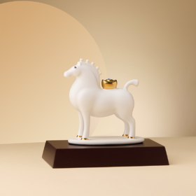 马系列马上有财摆饰（5寸）