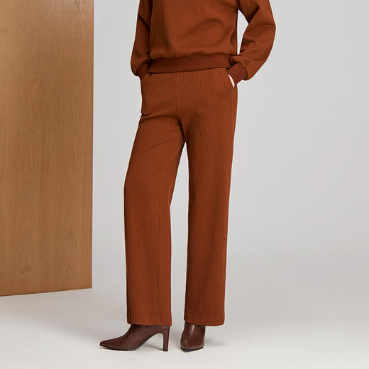 EITIE爱特爱弹力丈根腰头设计时尚年轻直筒版型裤子8405106 商品图3