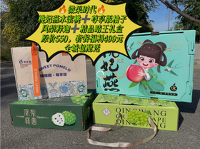 桃妃燕礼盒+尊享版柚子+凤梨释迦+精品晴王礼盒套餐